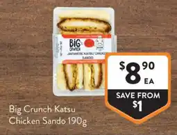 Foodworks Big Crunch Katsu Chicken Sando offer