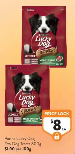 Foodworks Purina Lucky Dog Dry Dog Treats offer