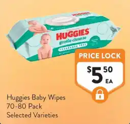 Foodworks Huggies Baby Wipes offer