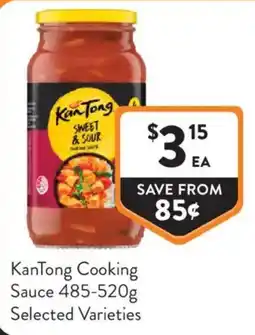 Foodworks KanTong Cooking Sauce offer