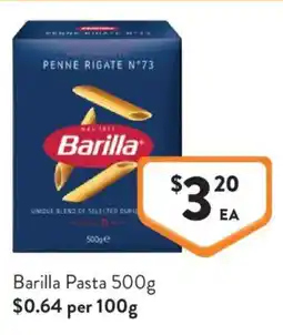 Foodworks Barilla Pasta offer