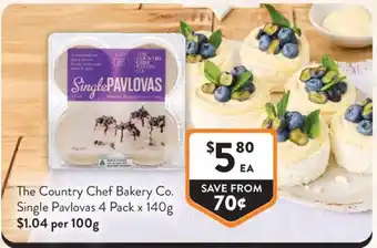 The Country Chef Bakery Co. Single Pavlovas