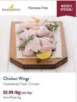Tasman Butchers Chicken Wings Hazeldenes Fresh Chicken offer