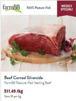 Tasman Butchers Beef Corned Silverside Farm88 Pasture-Fed Yearling Beef offer