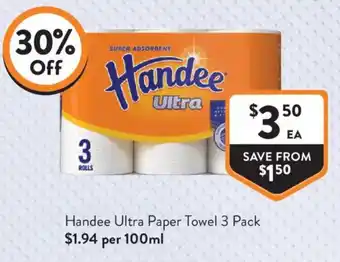 Handee Ultra Paper Towel