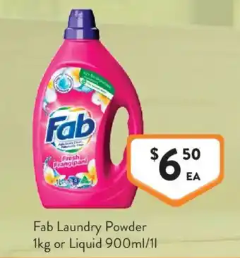 Fab Laundry Powder