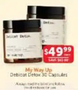 WHOLELIFE My Way Up Debiot Detox 50 Capsules offer