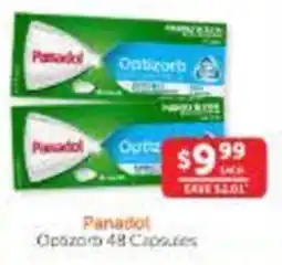 WHOLELIFE Panadol Optizorb 48 Capsules offer