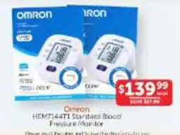 WHOLELIFE Omron HEM7144TI Standards Blood Pressure Monitor offer