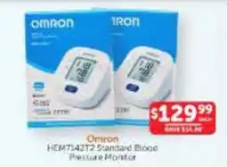 WHOLELIFE OmrON HEM7142T2 Standard Blood Pressure Monitor offer