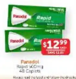 WHOLELIFE Panadol Rapid 500mg offer