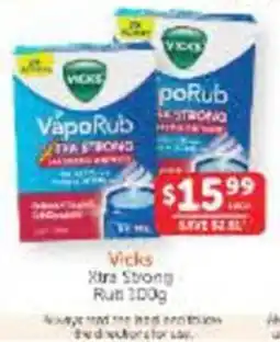 WHOLELIFE Vicks Xtra Strong Rub offer