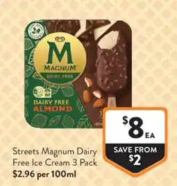 Foodworks Streets Magnum Dairy Free Ice Cream offer