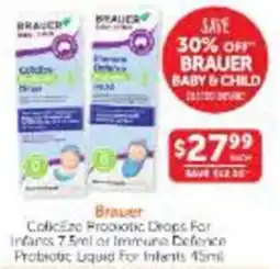WHOLELIFE Brauer ColicEze Probiotic Drops For Infants offer