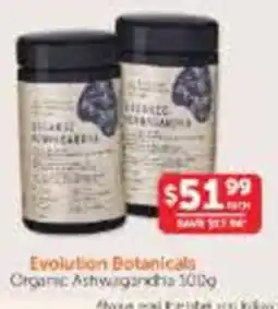 WHOLELIFE Evolution Botanicals Organic Ashwagandha offer
