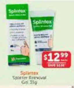 WHOLELIFE Splintex Splinter Removal Gel offer