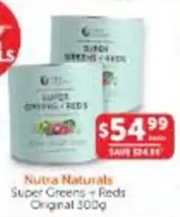 WHOLELIFE Nutra Naturals Super Greens + Reds offer