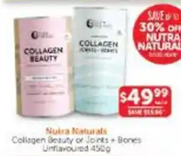 WHOLELIFE Nutra Naturals Collagen Beauty or Joints + Bones offer