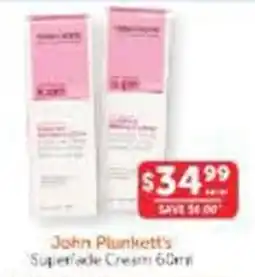 WHOLELIFE John Plunkett's Superfade Cream offer