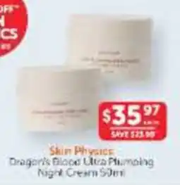 WHOLELIFE Skin Physics Dragon's Blood Ultra Plumping Night Cream offer
