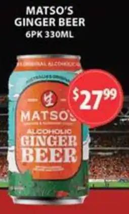 Star Liquor Matsos Alcoholic Ginger Beer offer