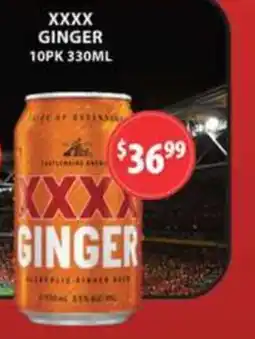 Star Liquor XXXX Ginger offer
