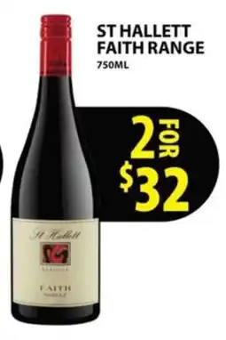 Star Liquor St Hallett Faith Range offer