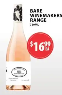 Star Liquor Bare Winemakers Rose offer
