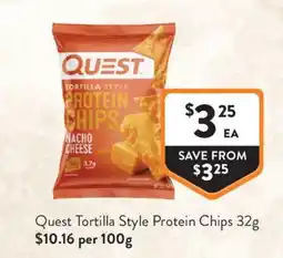 Foodworks Quest Tortilla Style Protein Chips offer