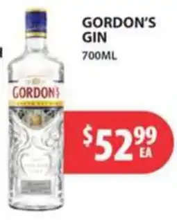 Star Liquor Gordon's Gin offer
