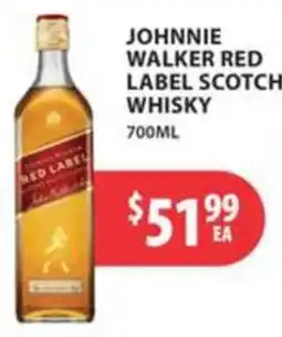 Star Liquor Johnnie Walker Red Label Scotch Whisky offer