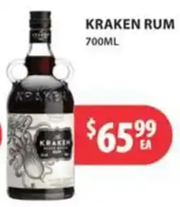 Star Liquor Kraken Rum offer
