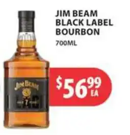 Star Liquor Jim Beam Black Label Bourbon offer