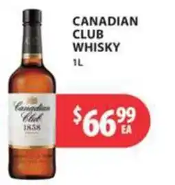 Star Liquor Canadian Club Whisky offer