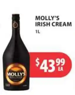 Star Liquor Molly's Irish Cream offer