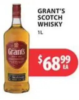 Star Liquor Grant's Scotch Whisky offer