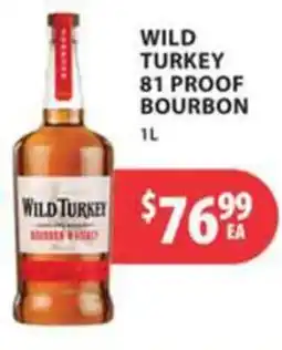 Star Liquor Wild Turkey 81 Proof Bourbon offer