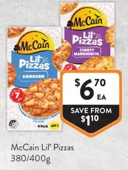 Foodworks McCain Lil' Pizzas offer