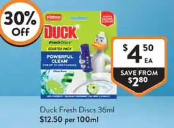 Foodworks Duck Fresh Discs offer