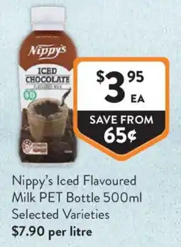Foodworks Nippy's Iced Flavoured Milk PET Bottle offer