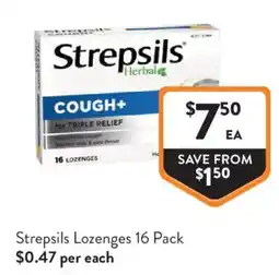 Foodworks Strepsils Lozenges offer