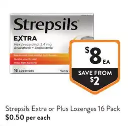 Foodworks Strepsils Extra Lozenges offer