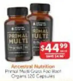 WHOLELIFE Ancestral Nutrition Primal Multi Grass Fed Beef Organs offer