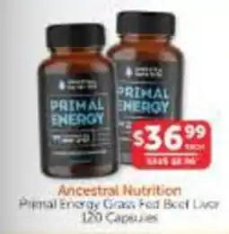 WHOLELIFE Ancestral Nutrition Primal Energy Grass Fed Beef Liver offer