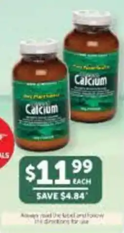 WHOLELIFE Nature's Way Calcium offer