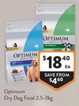 Foodworks Optimum Dry Dog Food offer