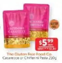 WHOLELIFE The Gluten Free Food Co Casarecce or Chiffonni Pasta offer