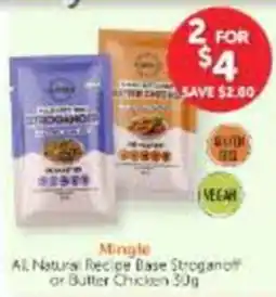 WHOLELIFE Mingle All Natural Recipe Base Stroganoff or Butter Chicken offer