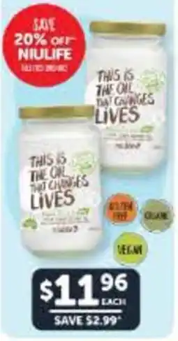 WHOLELIFE Niulife Oil offer