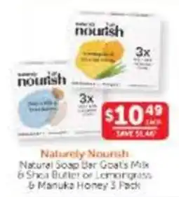 WHOLELIFE Naturally Nourish Natural Soap Bar offer